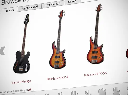 Schecter blackjack atx c-5 electric bass