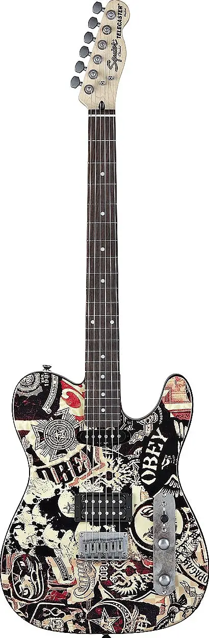 OBEY Telecaster HS Collage by Squier by Fender