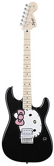 Hello Kitty Stratocaster by Squier by Fender