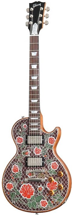 Lattice Roses Engraved Les Paul Special by Gibson Custom