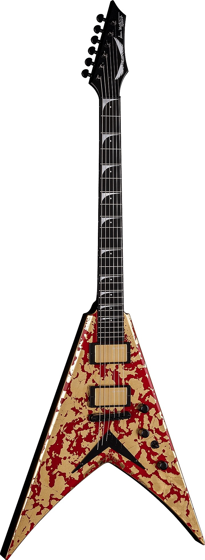 USA Dave Mustaine VMNT Holy Grail - 24K Gold Leaf by Dean