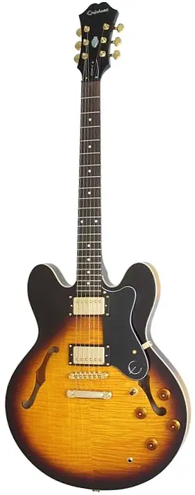 Dot Deluxe Flametop by Epiphone