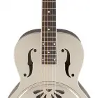 G9221 Bobtail Steel Round-Neck A.E. Steel Body Spider Cone Resonator Guitar, Fishman Nashville Resonator Pickup