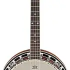 Gretsch Guitars G9410 Broadkaster Special 5-String Resonator Banjo, Rolled Brass Tone-Ring
