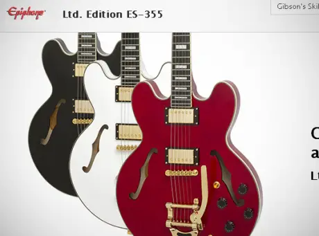 Epiphone Releases Limited Edition ES-355 and Limited Edition ES-345
