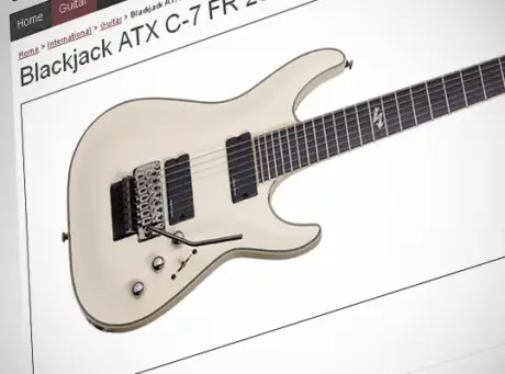 Schecter Blackjack ATX C-7 FR 2012 Unveiled