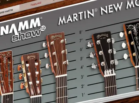 Martin 2012 New Models