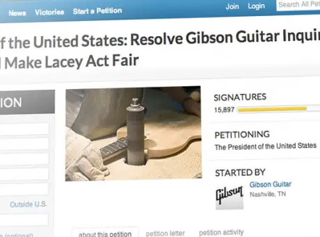 Gibson Guitars Vs Government - Struggle is Heating Up