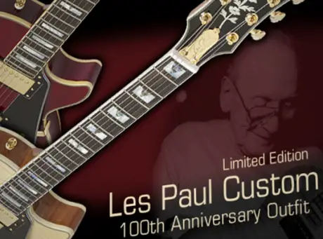 Epiphone Ltd Ed Les Paul Custom 100th Anniversary Outfit