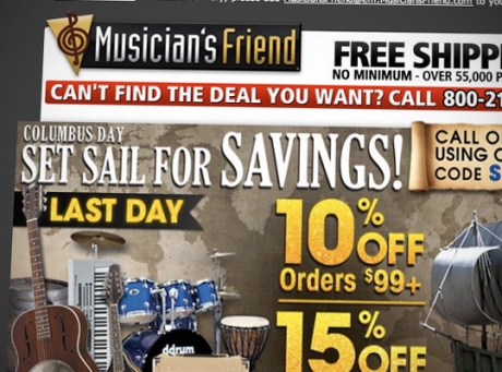 Huge Price Cuts at Musician`s Friend