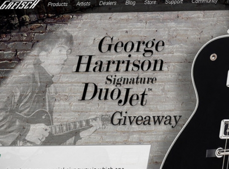 Gretsch G6128T-GH George Harrison Signature Guitar Giveaway