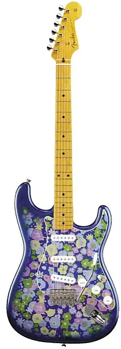Blue Flower Stratocaster by Fender