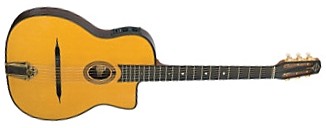 DG-455 Selmer Style Jazz Guitar Petite Bouche by Saga