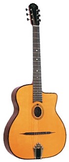 DG-250 Selmer Style Jazz Guitar - Solid Peghead - Rosewood - Petite Bouche by Saga