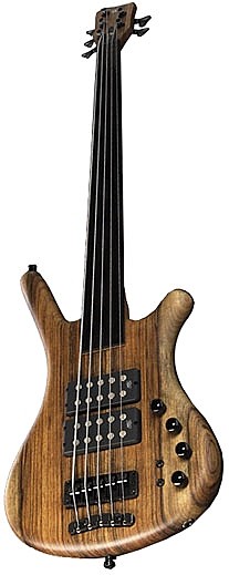 Corvette $$ SE Uk Ovangkol Solid 5 Fretless by Warwick