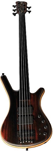 Corvette $$ SE Macassar 5 Fretless by Warwick
