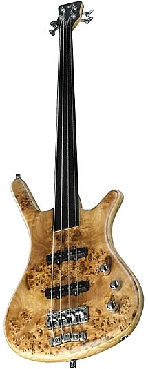 Corvette Standard SE Greece Ash Birdseye Poplar 4 Fretless by Warwick