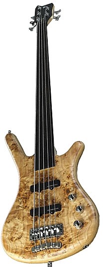 Corvette Standard SE Greece Ash Birdseye Poplar 5 Fretless by Warwick