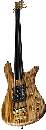 Streamer $$ SE Klangfarbe Zebrano 4 Fretless by Warwick