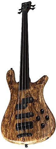 Streamer LX SE Musik Produktiv Ash Spalted Maple 4 Fretless by Warwick