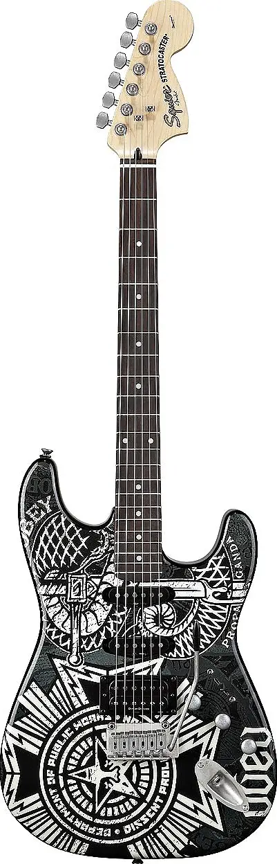 OBEY Stratocaster HSS Dissent by Squier by Fender