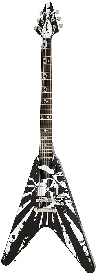 Robb Flynn Love/Death Baritone Flying V by Epiphone