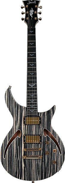 JZH-1 Zebra PH Gold by Jarrell Guitars