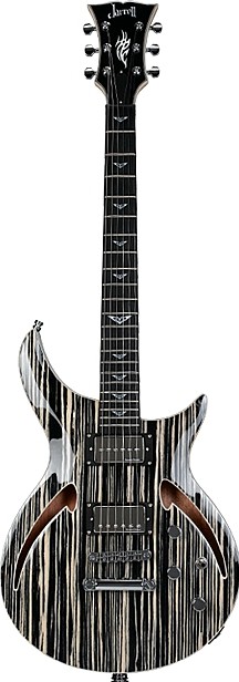 JZH-1 Zebra PH Chrome by Jarrell Guitars