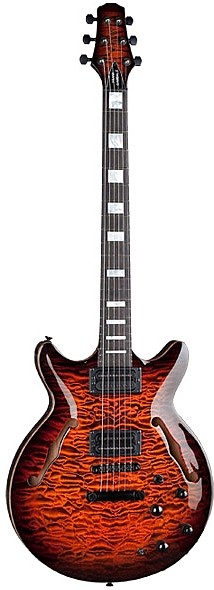 Frank Gambale FG1S MIDI Semi-Hollow Carved Top by Carvin