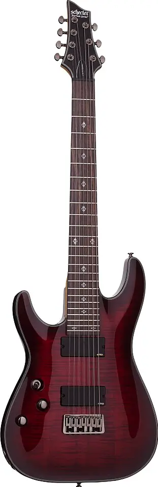 Damien Elite 7 LH (2014) by Schecter