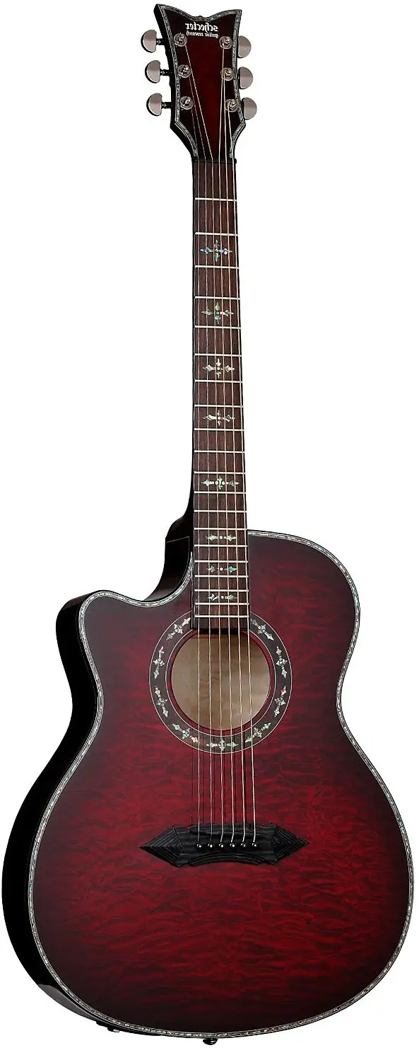 Hellraiser Studio Acoustic Left Handed by Schecter