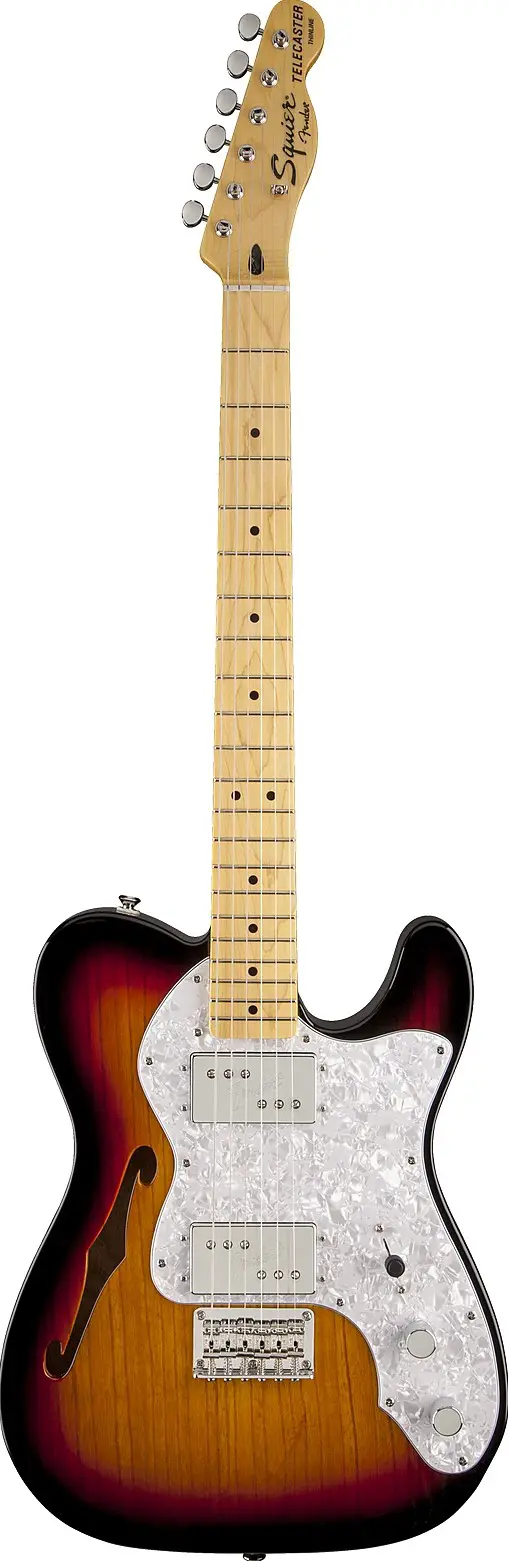 Vintage Modified `72 Tele Thinline by Squier by Fender