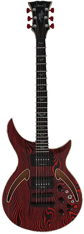 JZH-1 Flamz Pr by Jarrell Guitars