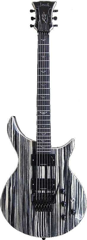 JZS-1F Metal Zebra by Jarrell Guitars