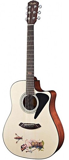 Tiki Femme Fatale Cutaway Dreadnought by Fender