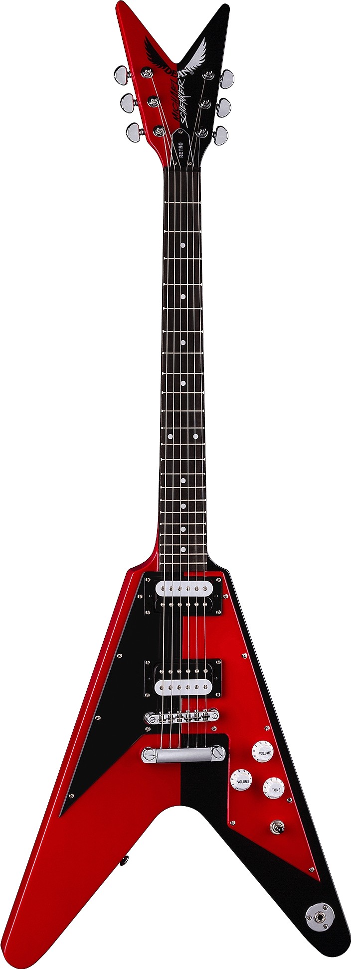 Michael Schenker Retro Red Black by Dean