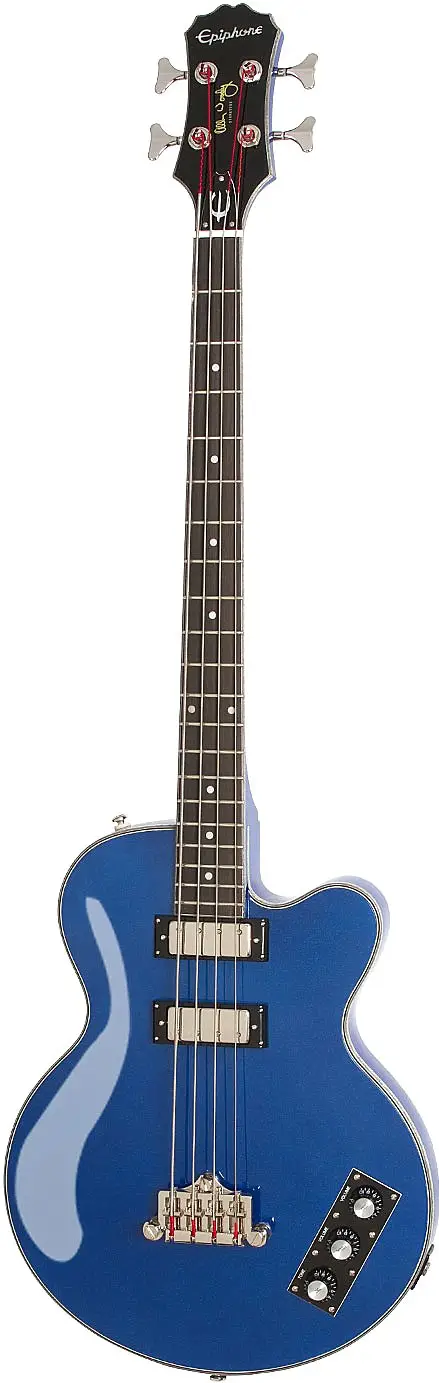 Allen Woody Rumblekat Blue Royale Bass by Epiphone