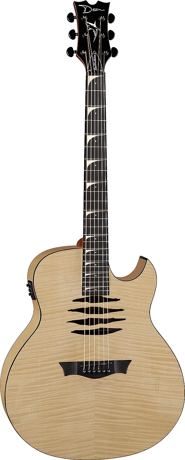 Mako Dave Mustaine A/E Flame Top by Dean