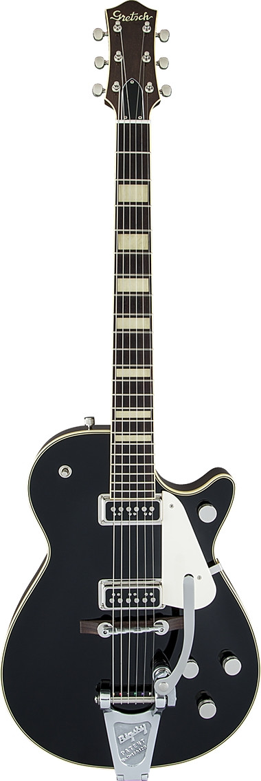 G6128T-53 Vintage Select ’53 Duo Jet™ with Bigsby®, TV Jones®, Black by Gretsch Guitars