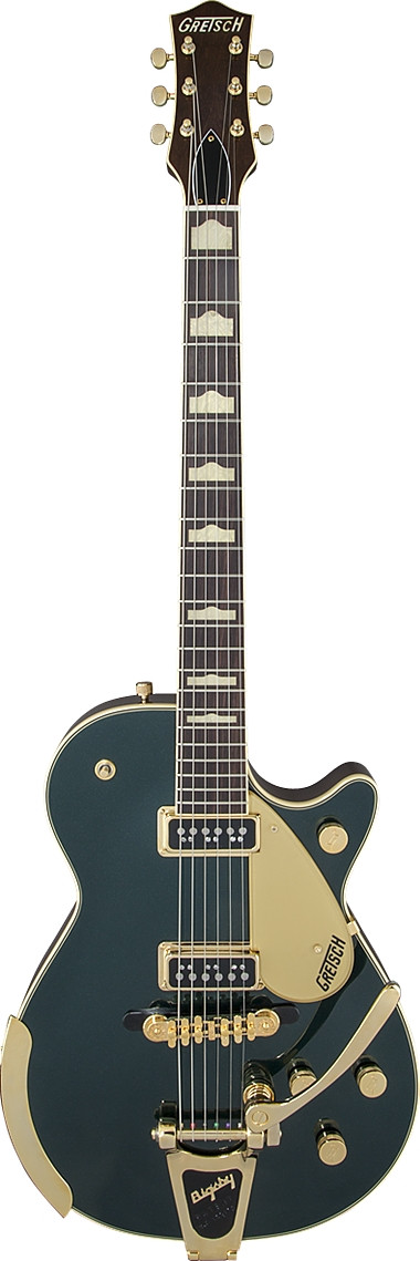 G6128T-57 Vintage Select ’57 Duo Jet™ with Bigsby®, TV Jones®, Cadillac Green by Gretsch Guitars