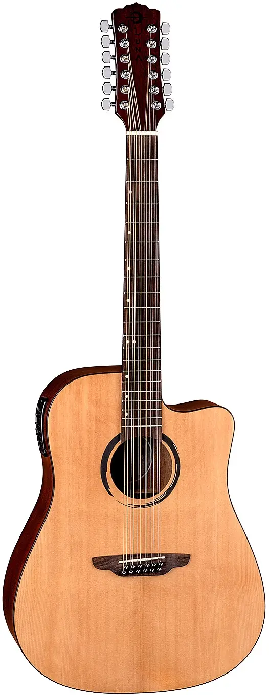 Wabi Sabi 12-String A/E - Solid Spruce Top by Luna