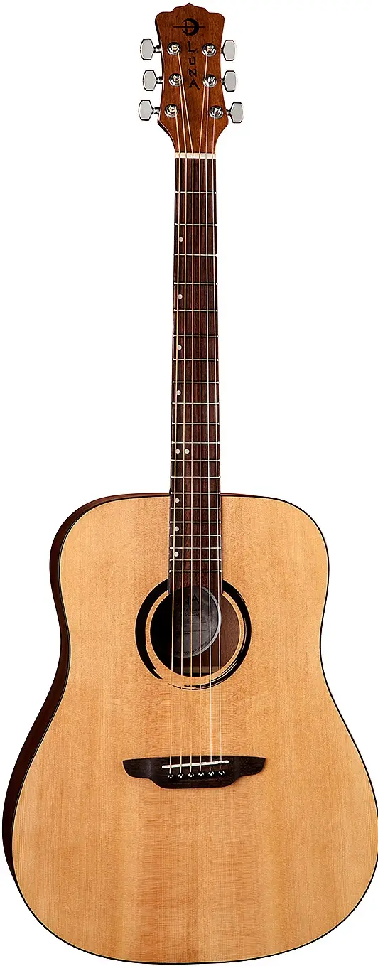 Wabi Sabi Dreadnought - Solid Spruce Top by Luna