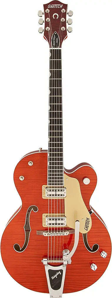 G6120SSU-0FLM Brian Setzer Nashville w/Bigsby, TV Jones Setzer Pickups, Tiger Flame Maple by Gretsch Guitars