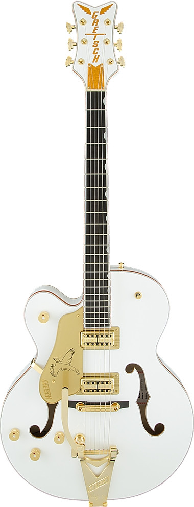 G6136TLH-WHT Players Edition Falcon w/Bigsby, Left-Handed, FilterTron Pickups, White by Gretsch Guitars
