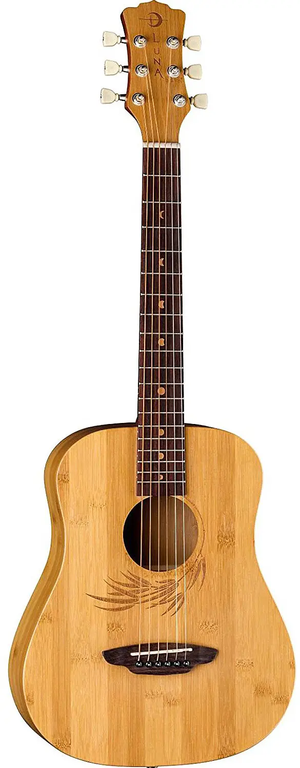 Safari Bamboo Travel Guitar w/Gigbag by Luna