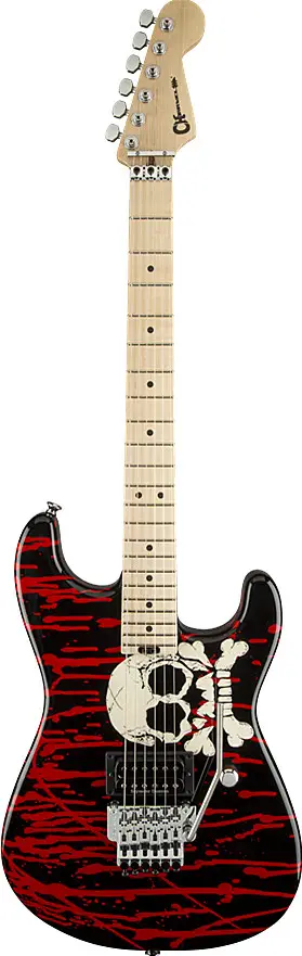 Warren DeMartini Signature Blood And Skull Pro-Mod by Charvel