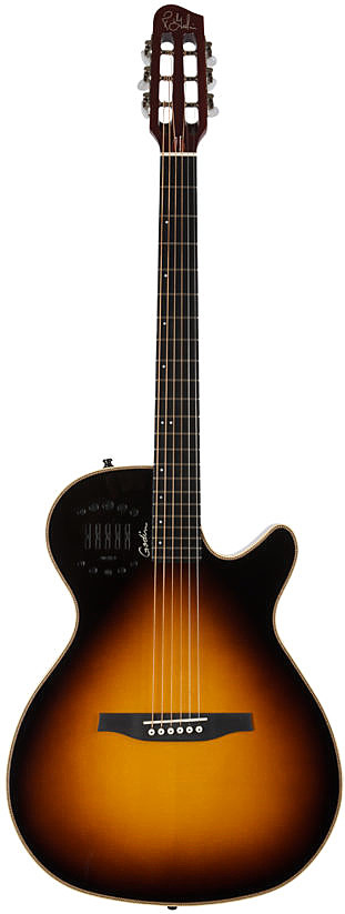 Multiac Steel Duet Ambiance Sunburst HG by Godin