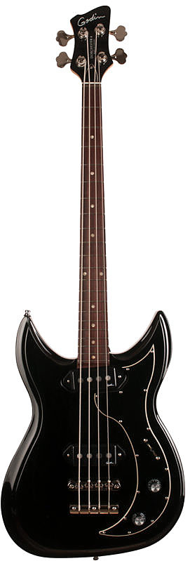 Dorchester 4 String Solid Body Bass Black RN by Godin