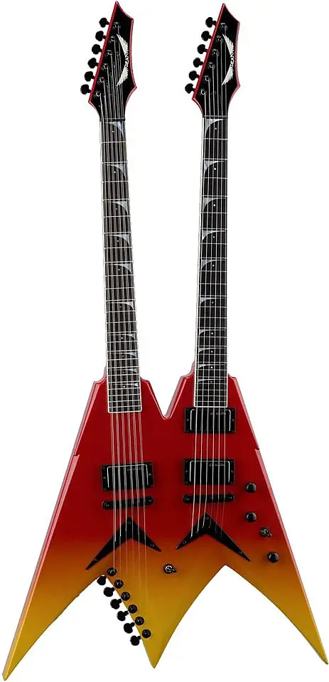 Double neck on sale flying v guitar