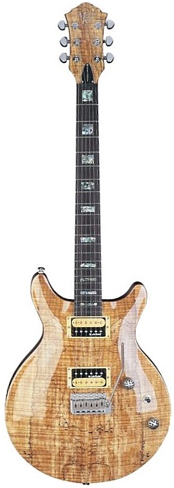 Hourglass Limited Spalted Flame Maple Top by Michael Kelly